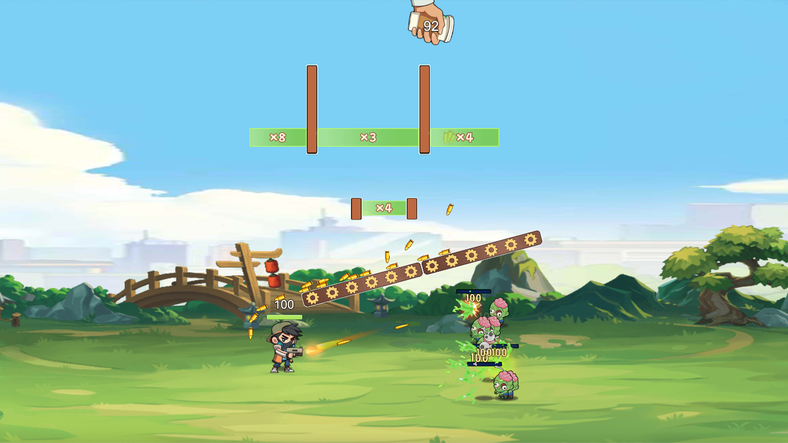 Zombie Defense: Barrel Blast Survival screenshot