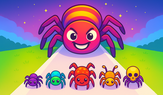 Insect Evolution:Spider Run game