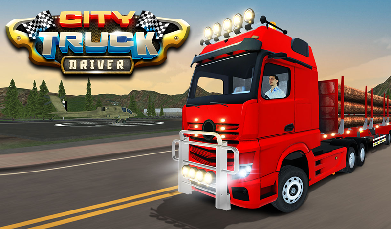 City Truck Driver game cover