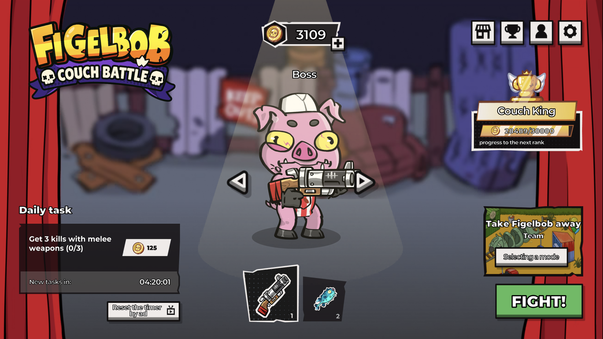 Figelbob: Couch Battle — screenshot 9