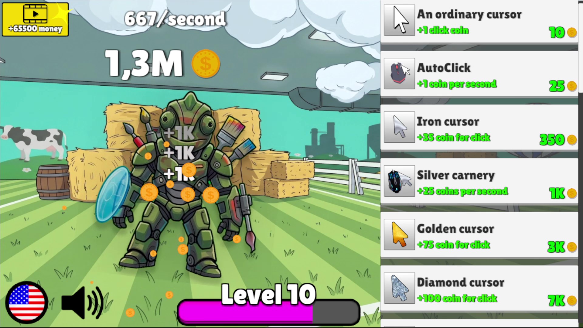 Mecha Chameleon Clicker — screenshot 2
