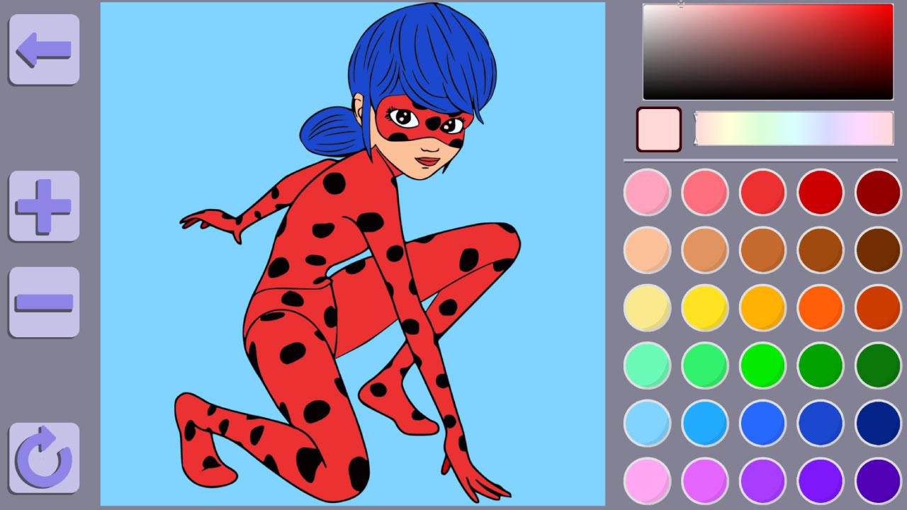 Colouring book Ladybug and Cat Noir screenshot
