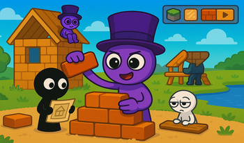Sprunks: build on the island!