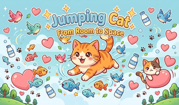 Jumping Cat: From Room to Space