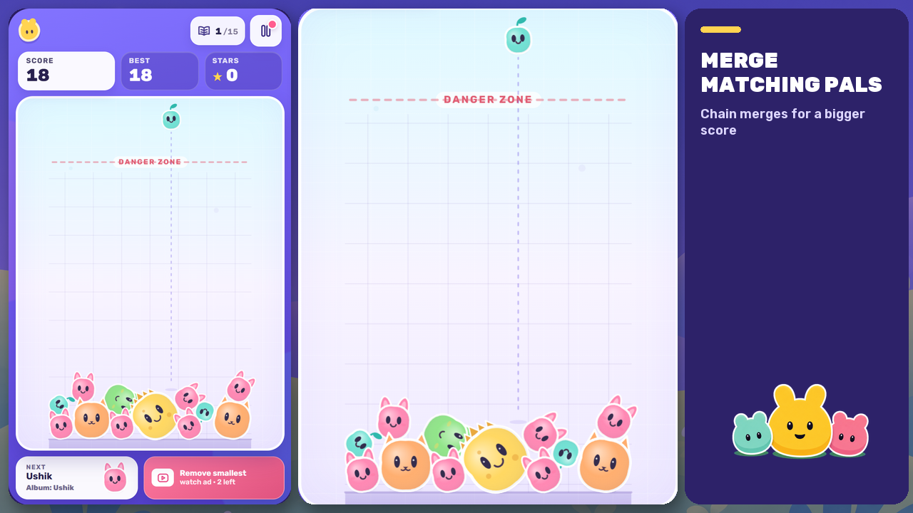 Pukhlyashiki: Merge — screenshot 1