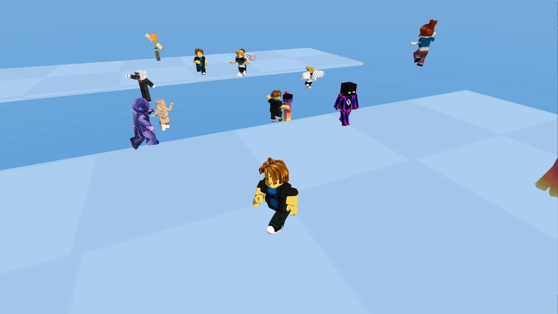 Mines vs Robls: Obby platform screenshot