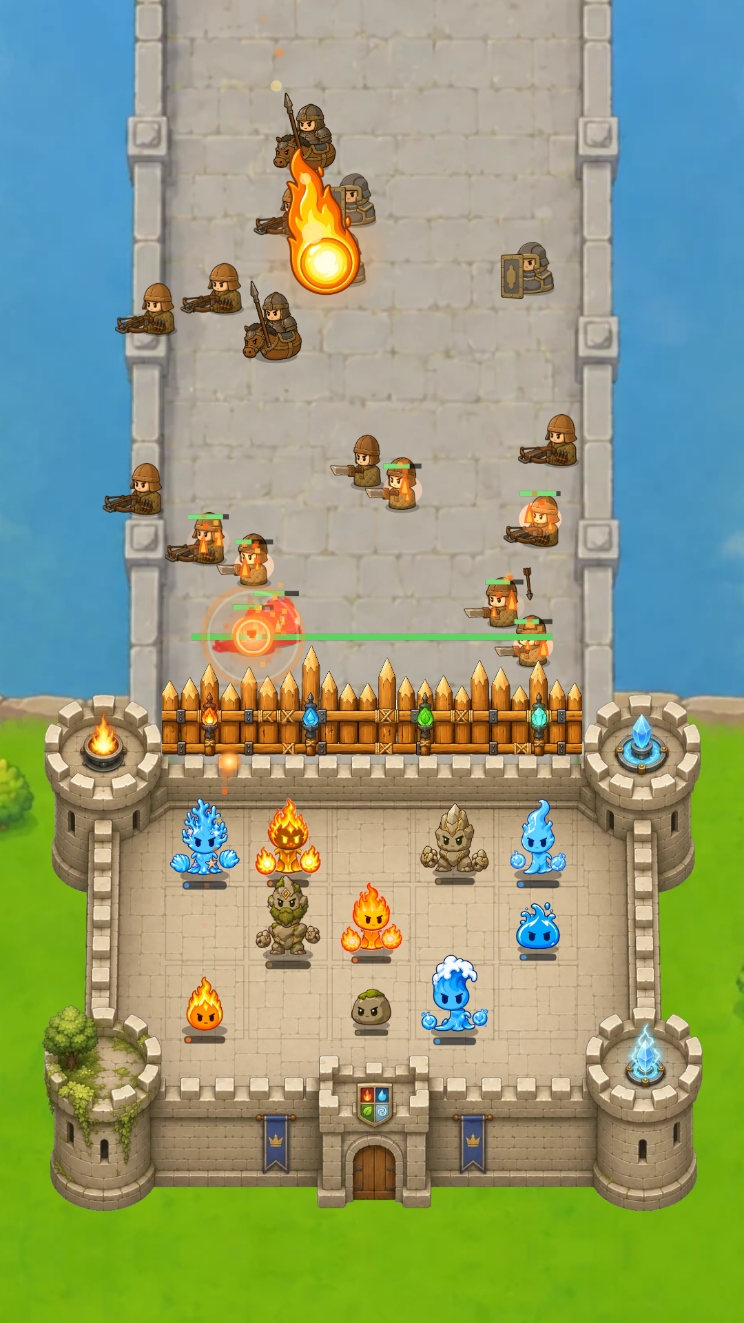Merge Elementals: Castle Defense screenshot 6
