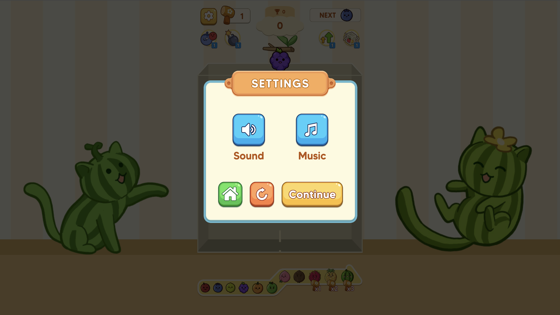Fruit Merge: Juicy Drop Game screenshot