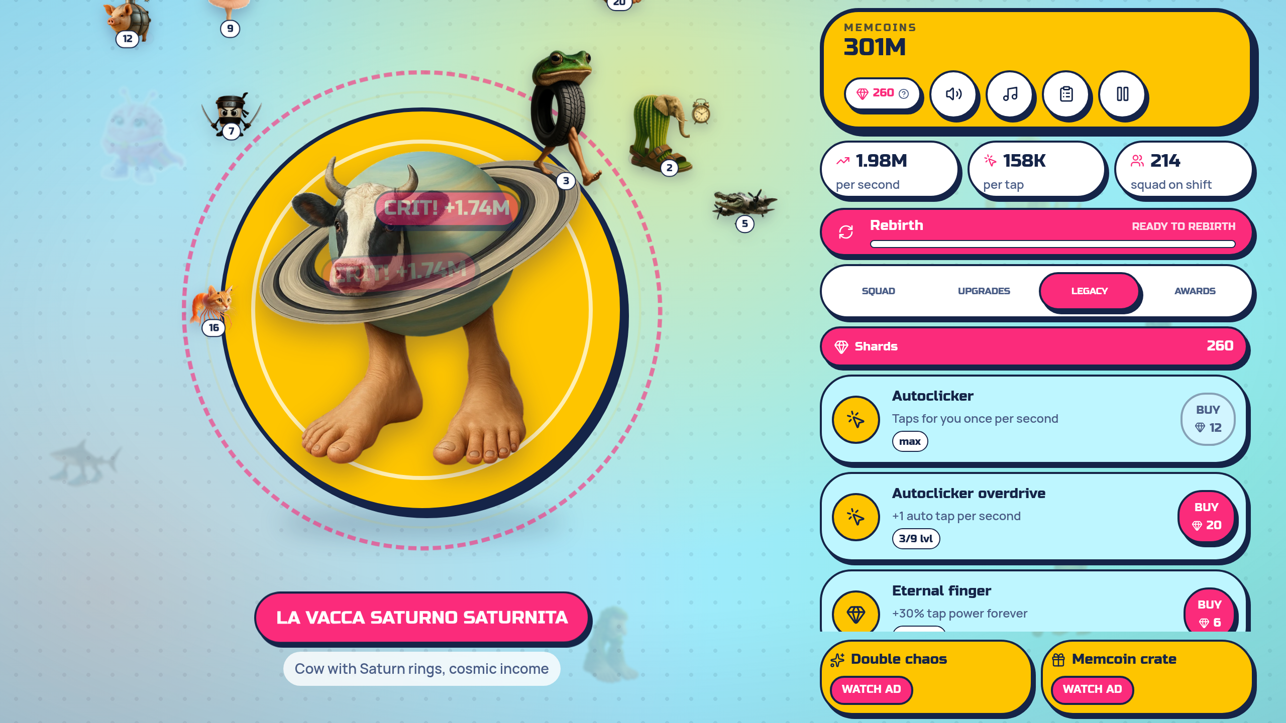 Brainrot Clicker: Absurd Squad — screenshot 5
