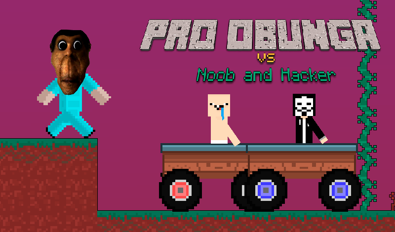 Pro Obunga vs Noob and Hacker game cover