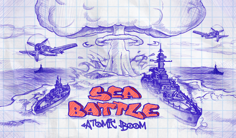 Sea Battle. Atomic boom game cover