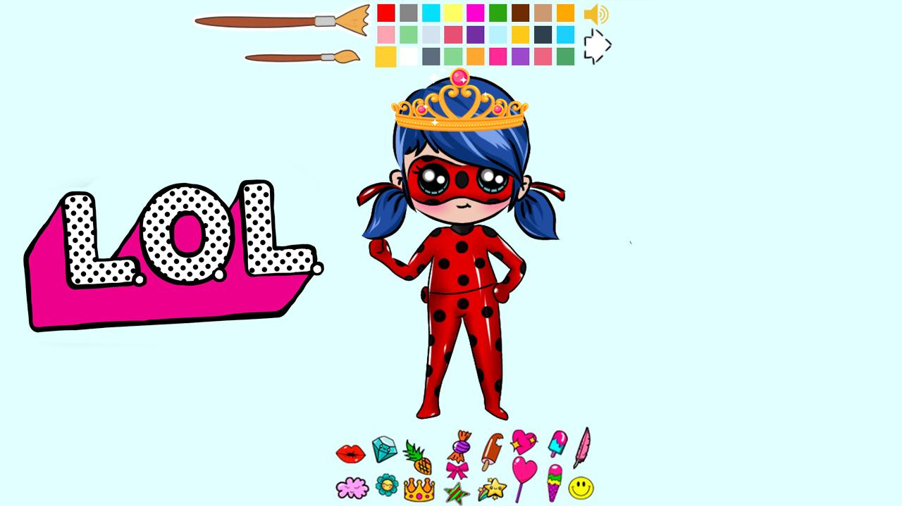 LOL Princess ASMR Color book screenshot