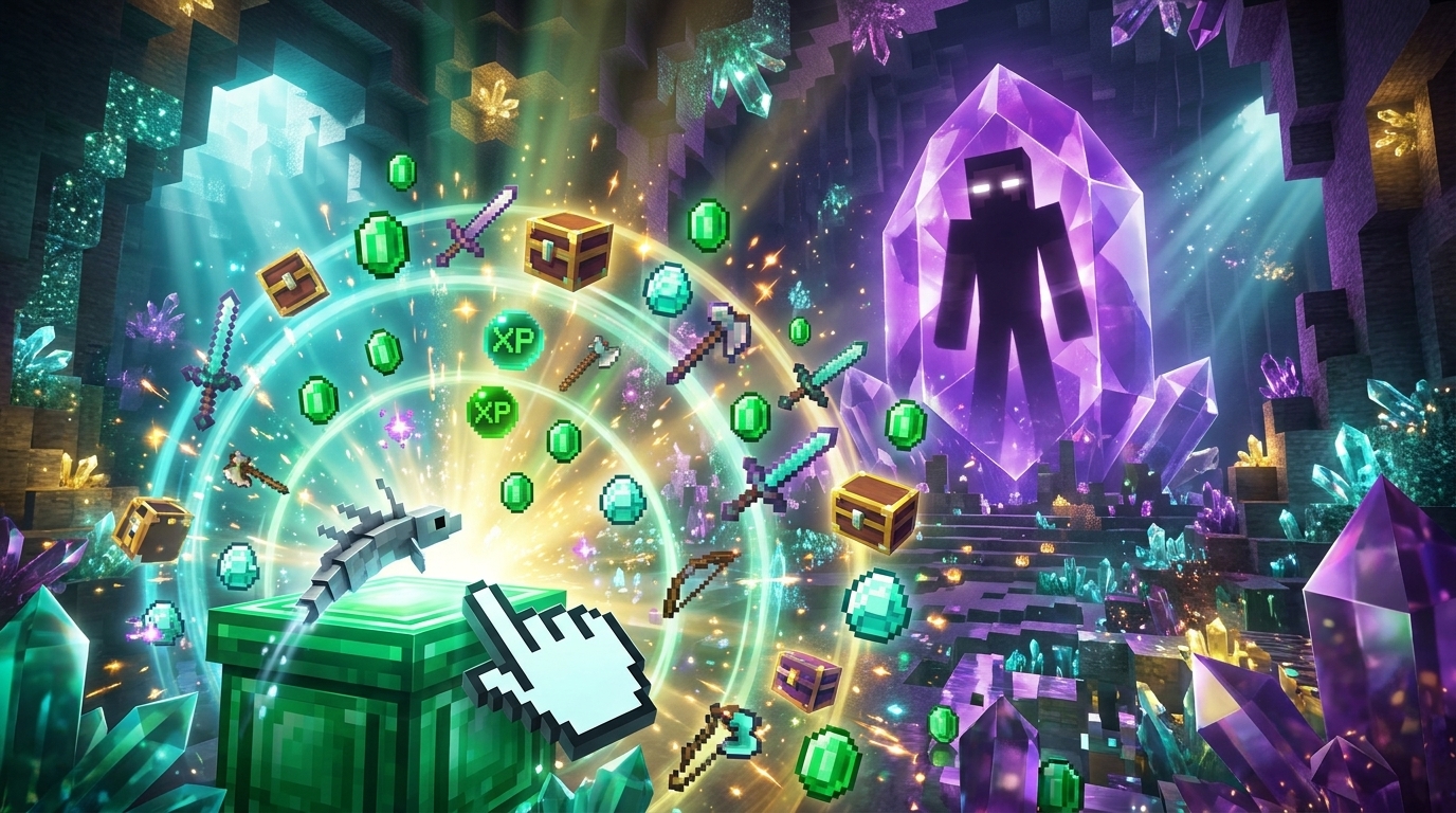 Mine Clicker: From Silverfish to Herobrine screenshot 1