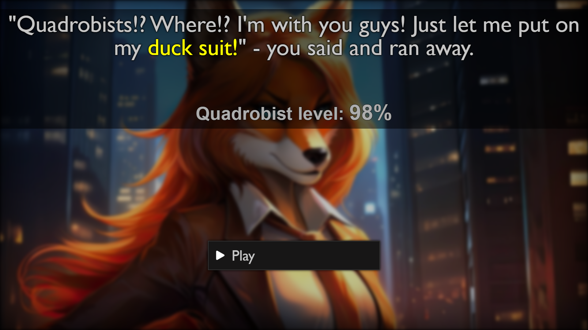 Are you quadrobist? screenshot