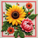 Cross-stitch by numbers