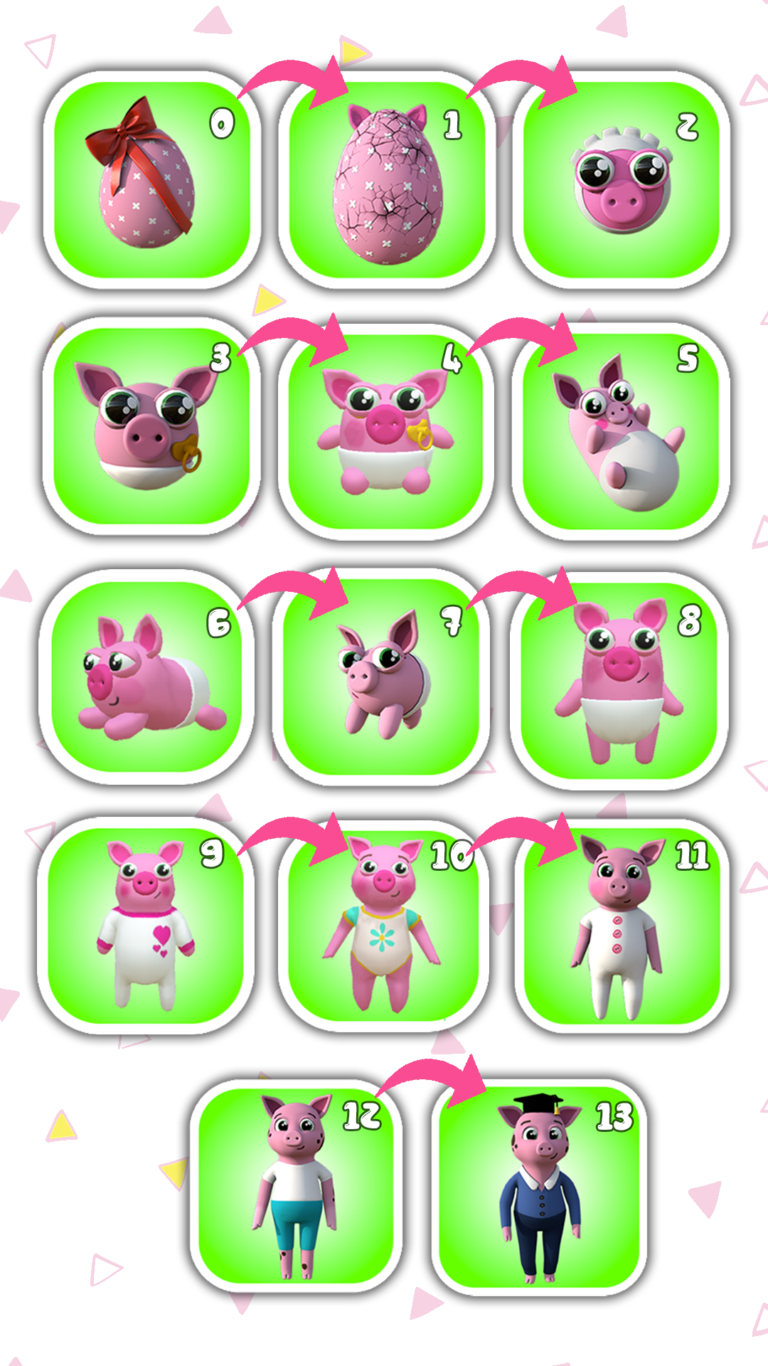 Pig Pigotchi. Grow a pig! My pet screenshot 13