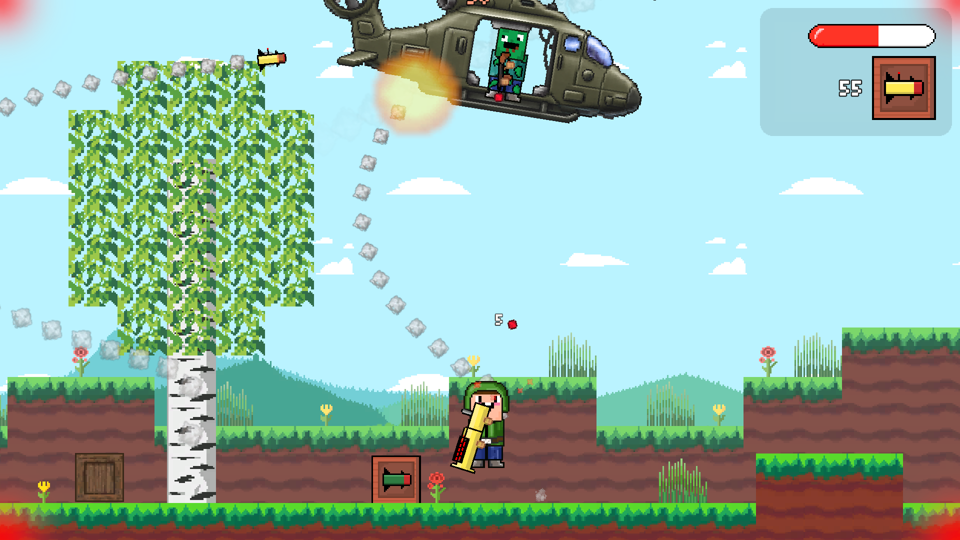 Нубик: Атака Вертолётов — screenshot 11