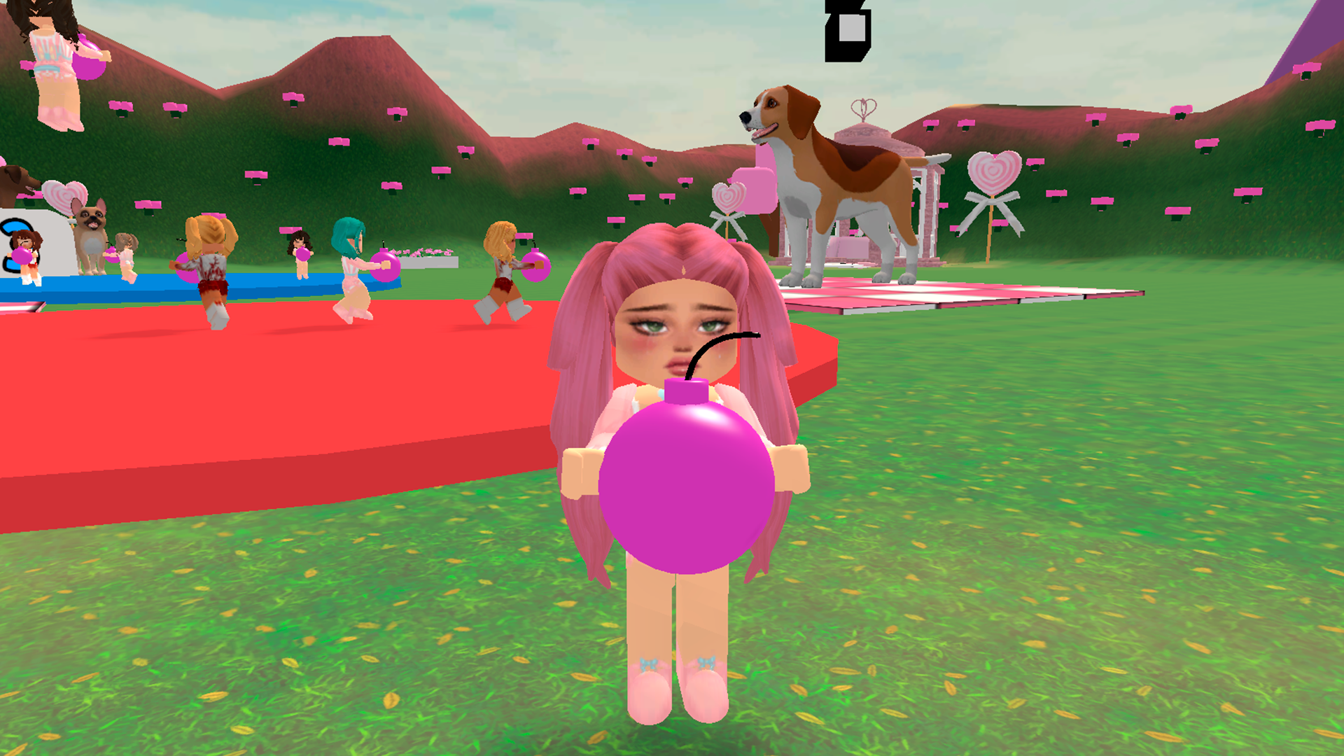 Guess the Doggy or Explode! 3D Obby Dress-Up screenshot