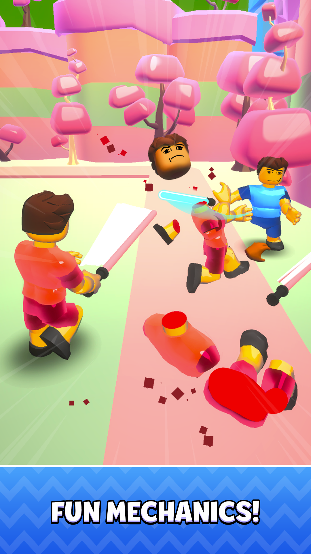 Hero Blocks Arena! Ragdoll Sword Fight! screenshot 8