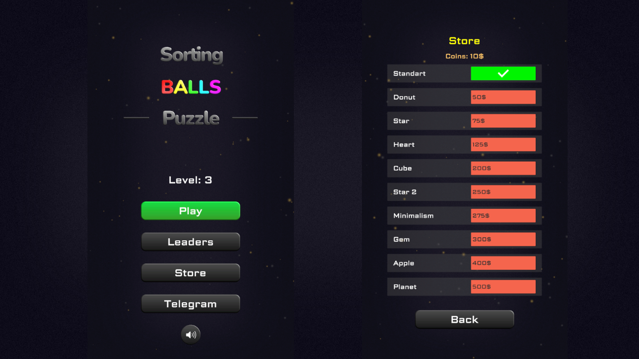 Sorting BALLS Puzzle — screenshot 1