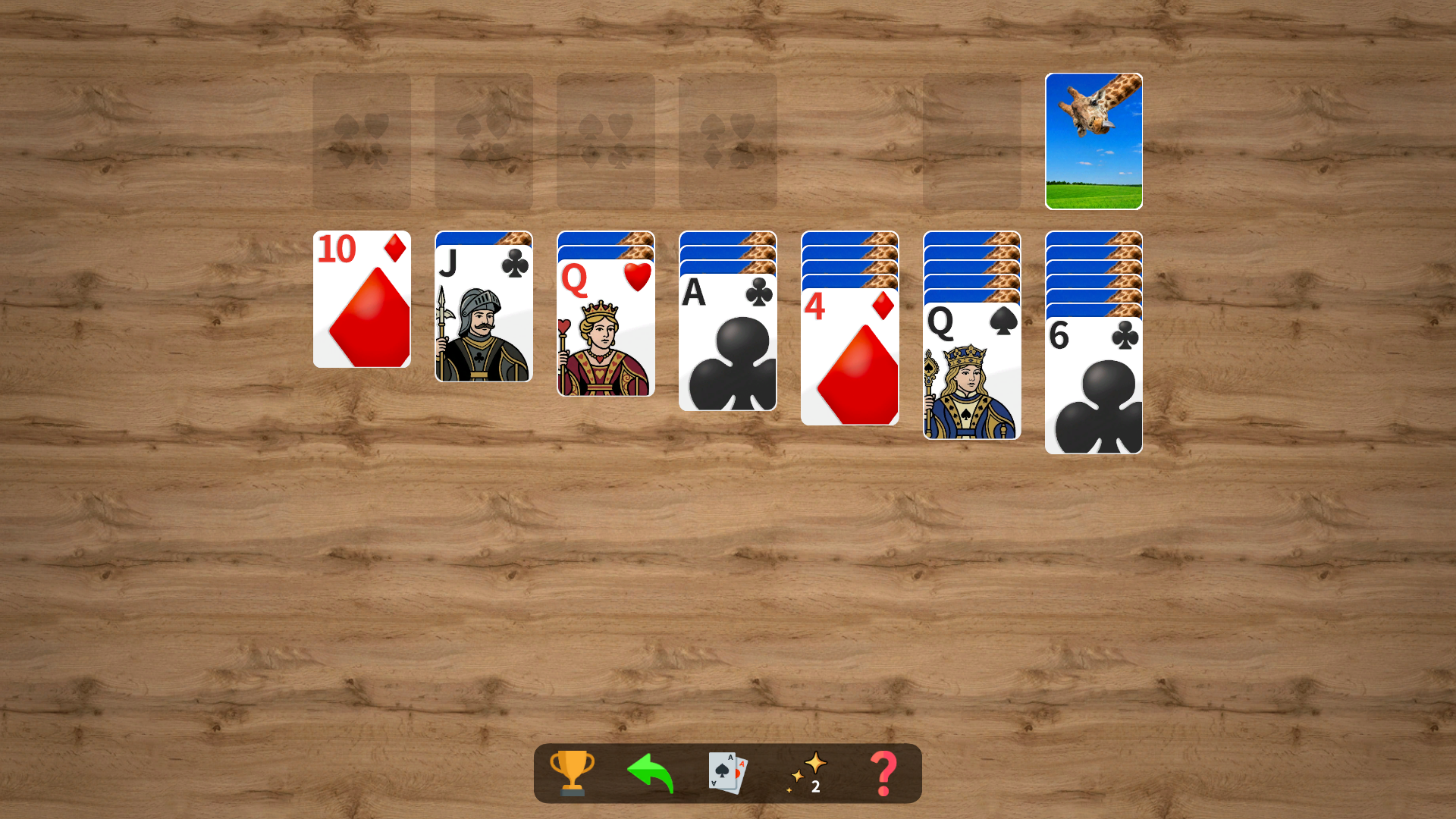 Klondike Solitaire Large Cards screenshot
