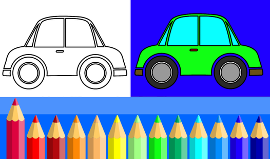 Coloring book - cars and trucks