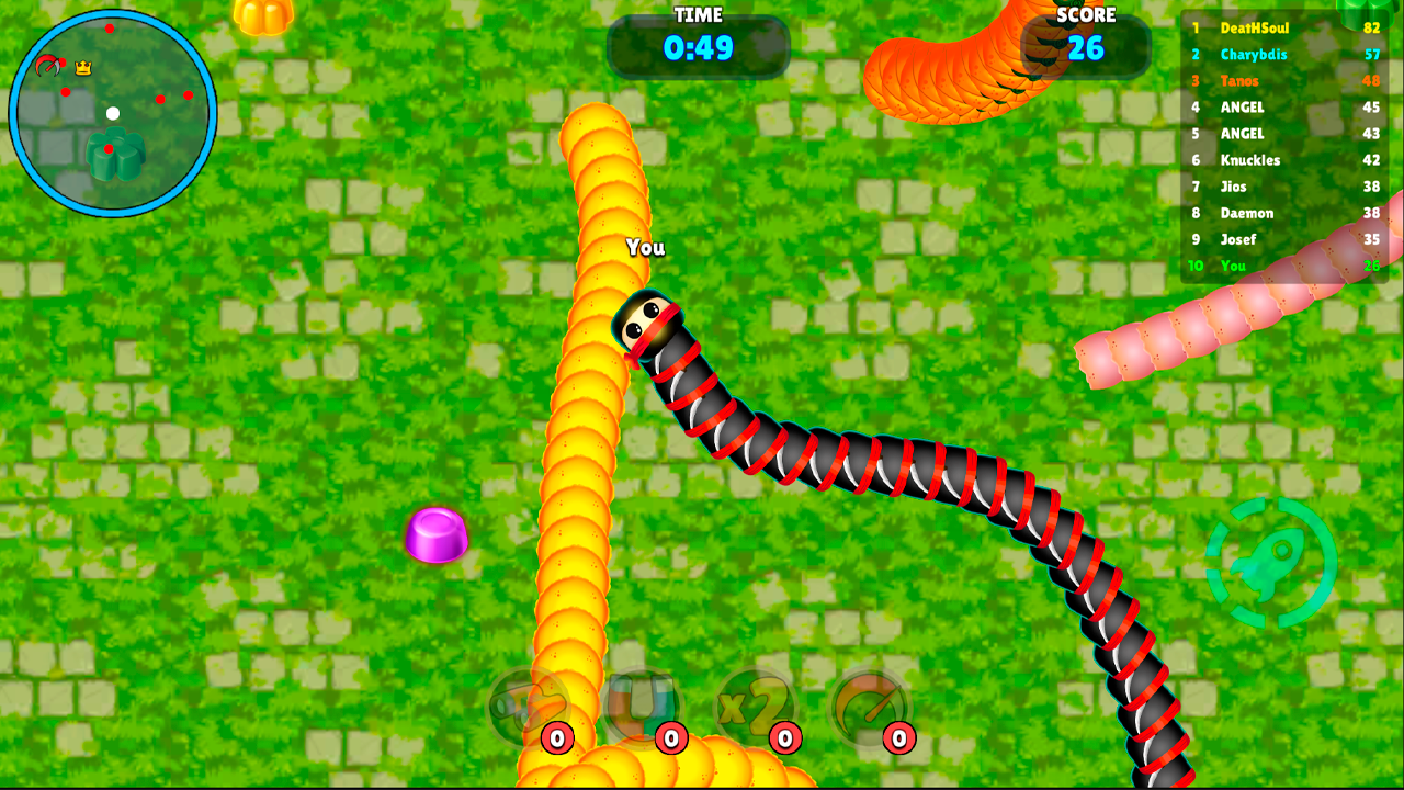 Slither io - Hunger Games of Worms Online! screenshot