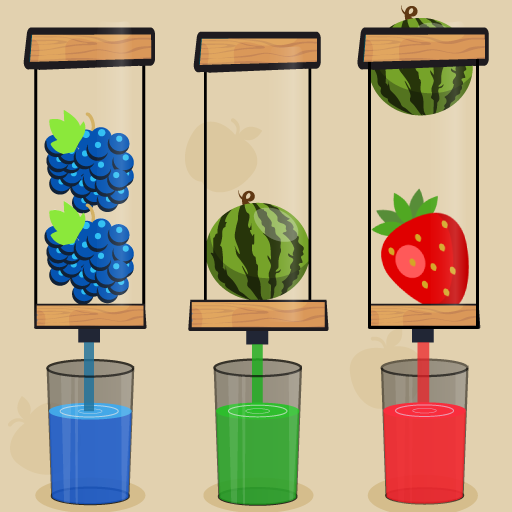 Sort Fruits: balloons icon