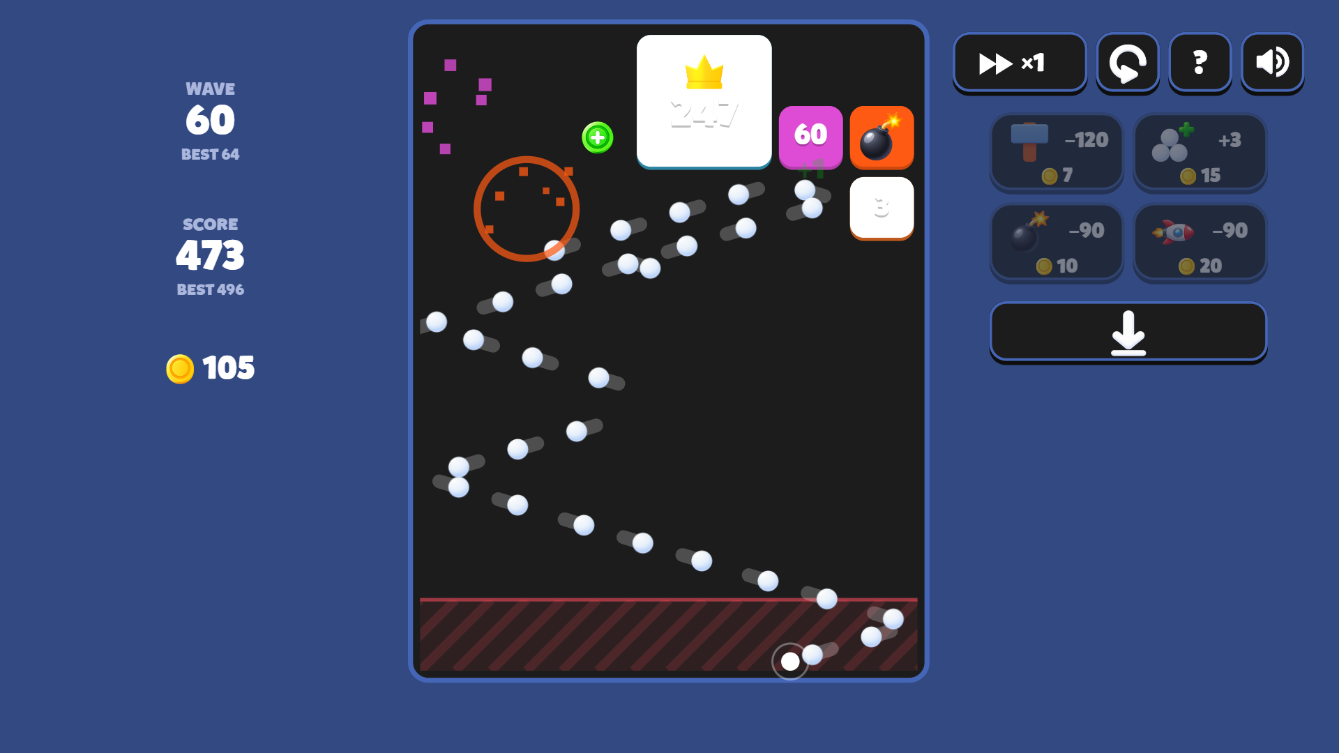 Brick Swarm: Endless screenshot
