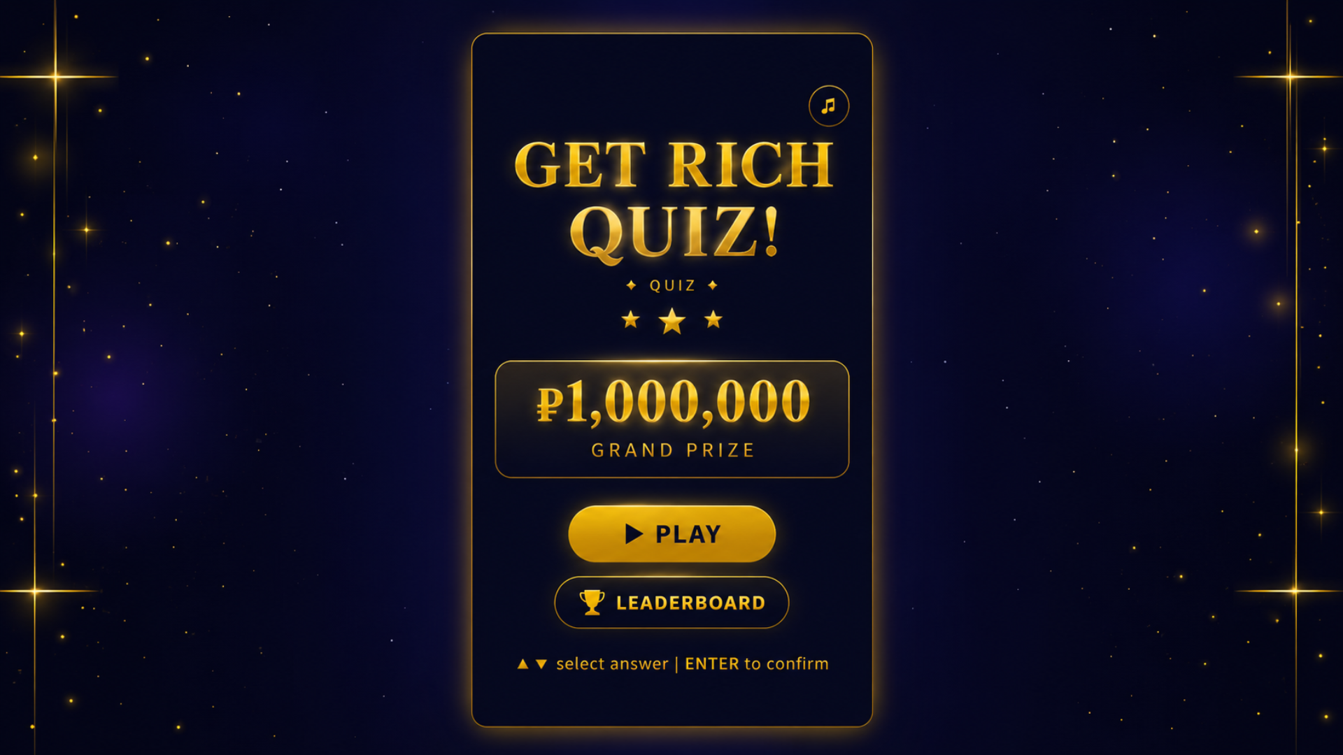 Get Rich Quiz! — screenshot 1