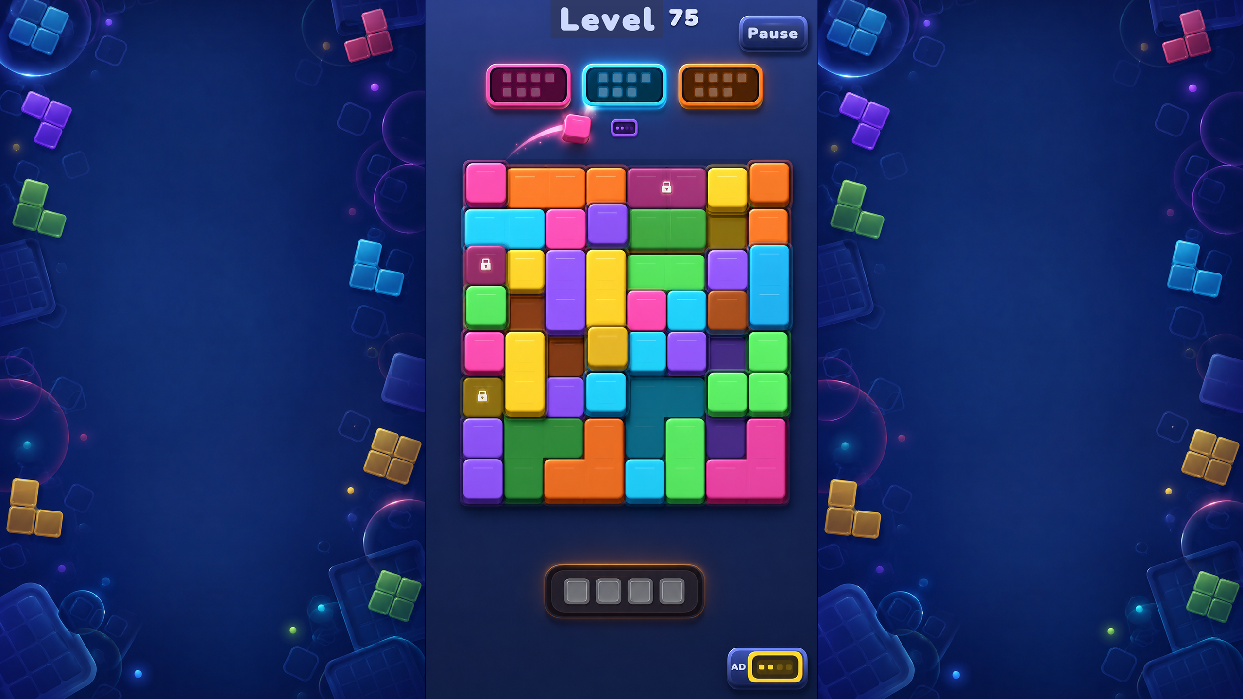 Glow Tile Jam — screenshot 4
