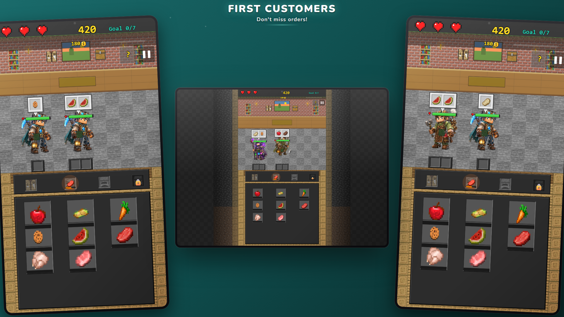 Creeper Chef Feed the mobs! — screenshot 10