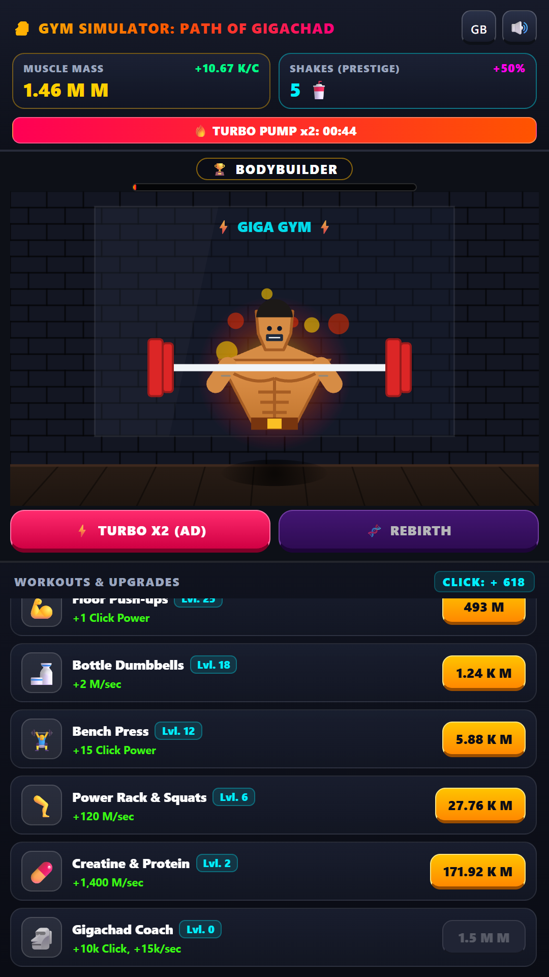 Gym Simulator: Path of Gigachad screenshot 6