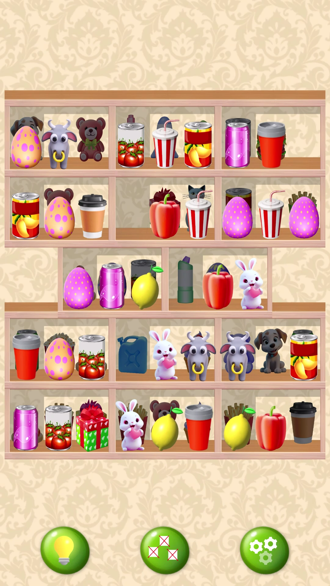 Sorting by Shelves: Match3 screenshot 4