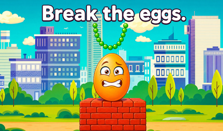 Break the eggs.