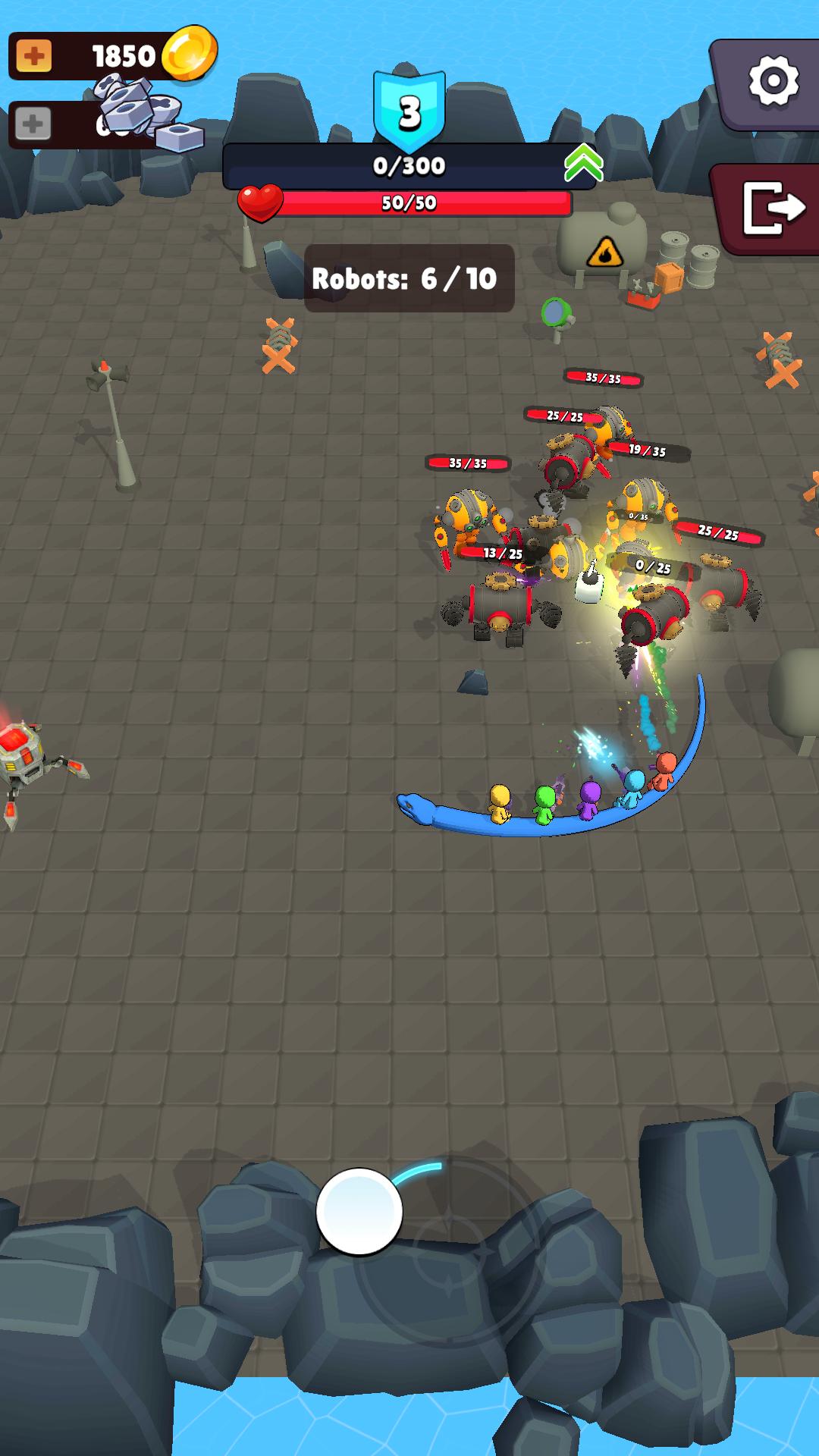 Army on Snake: Robots Attack screenshot 10