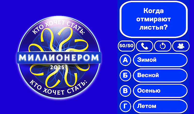 Кто хочет стать: Миллионером 2025? game cover