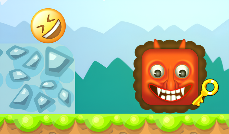 Laughing Ball: Red and Blue Bouncer game cover