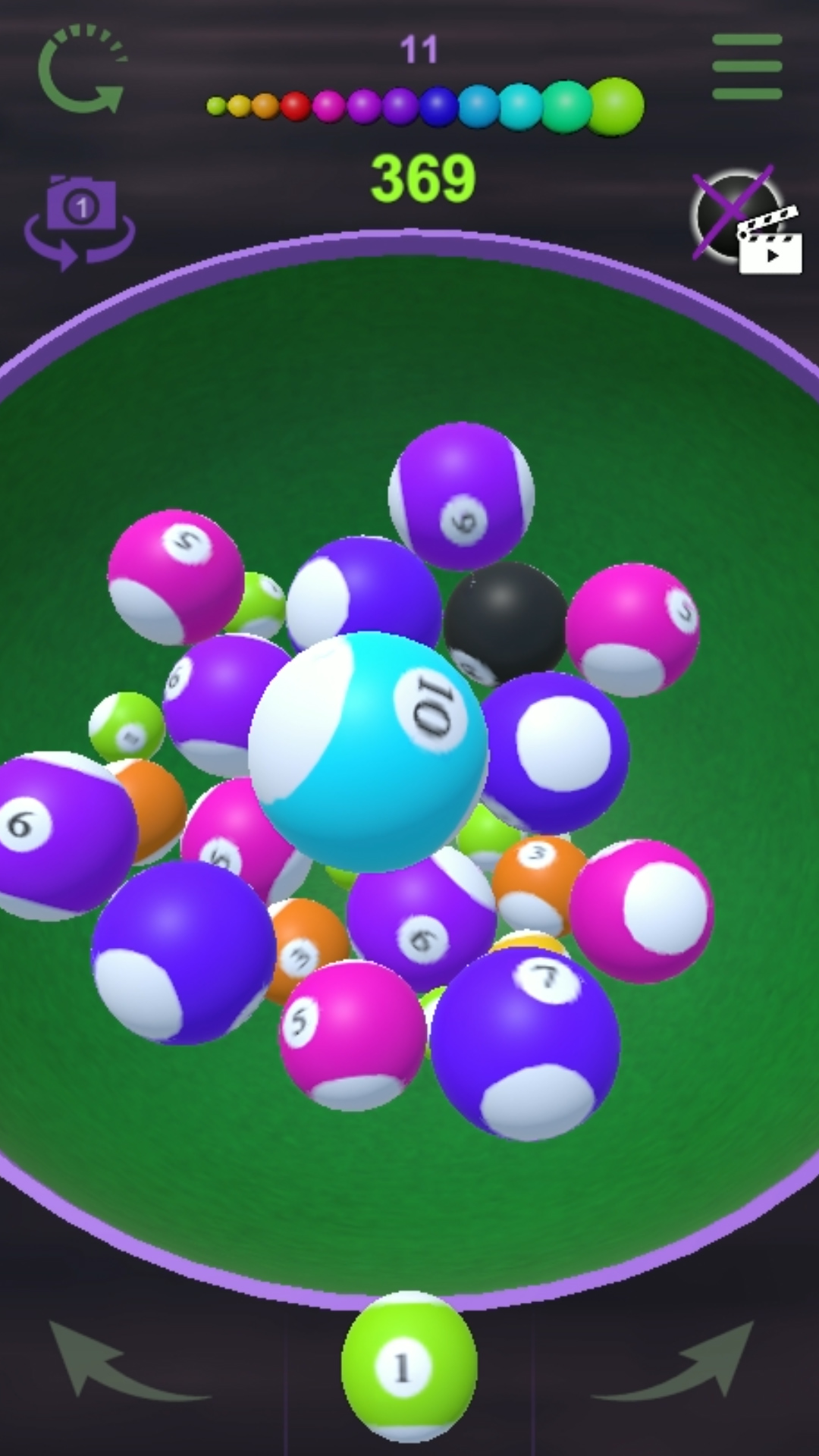 Shooting balls: Connect in a plate 3D screenshot 8