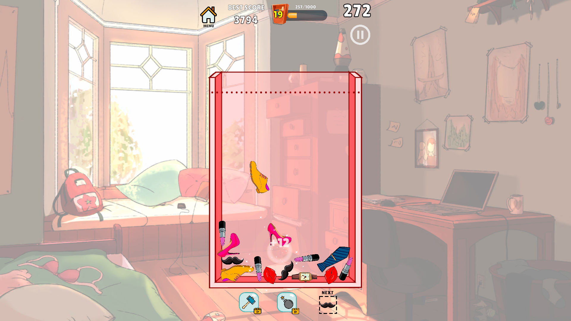 Love Meter. Merge pair. screenshot
