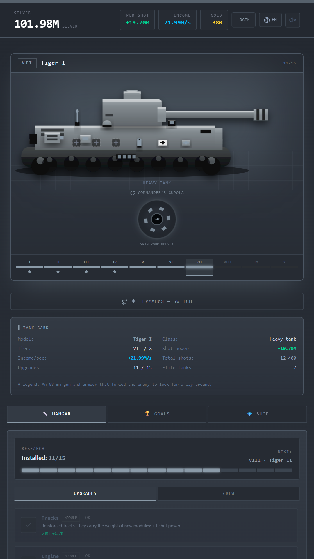 Tank Clicker screenshot 5