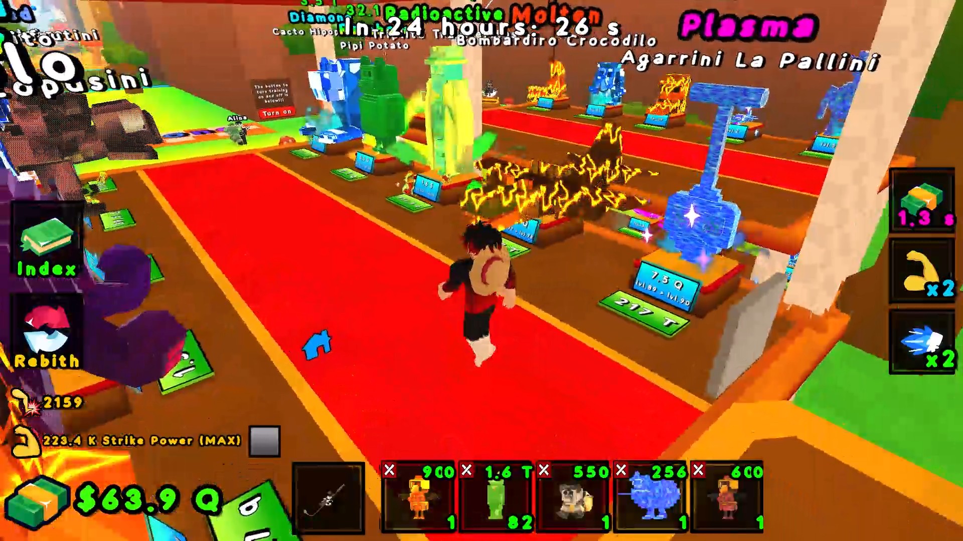 Kick the lucky block! +1 Brainrot! — screenshot 11