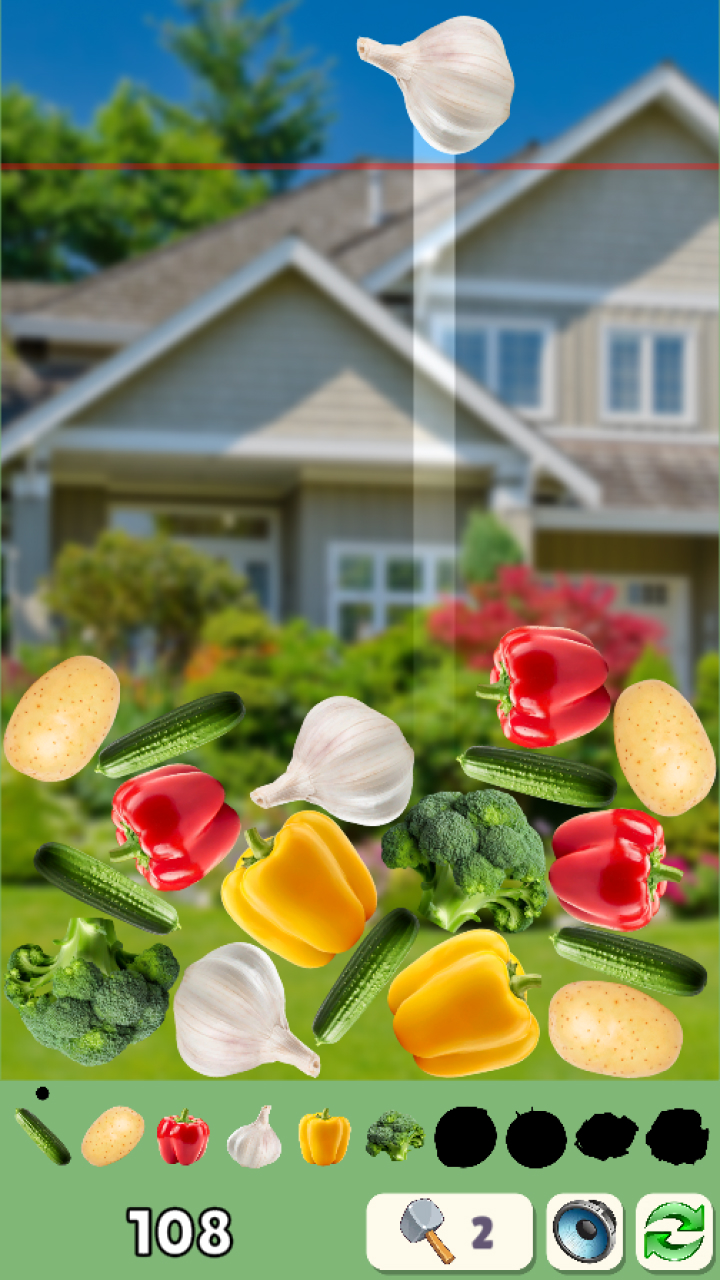 Merge Vegetables: Vegetable Garden 2048 screenshot 3