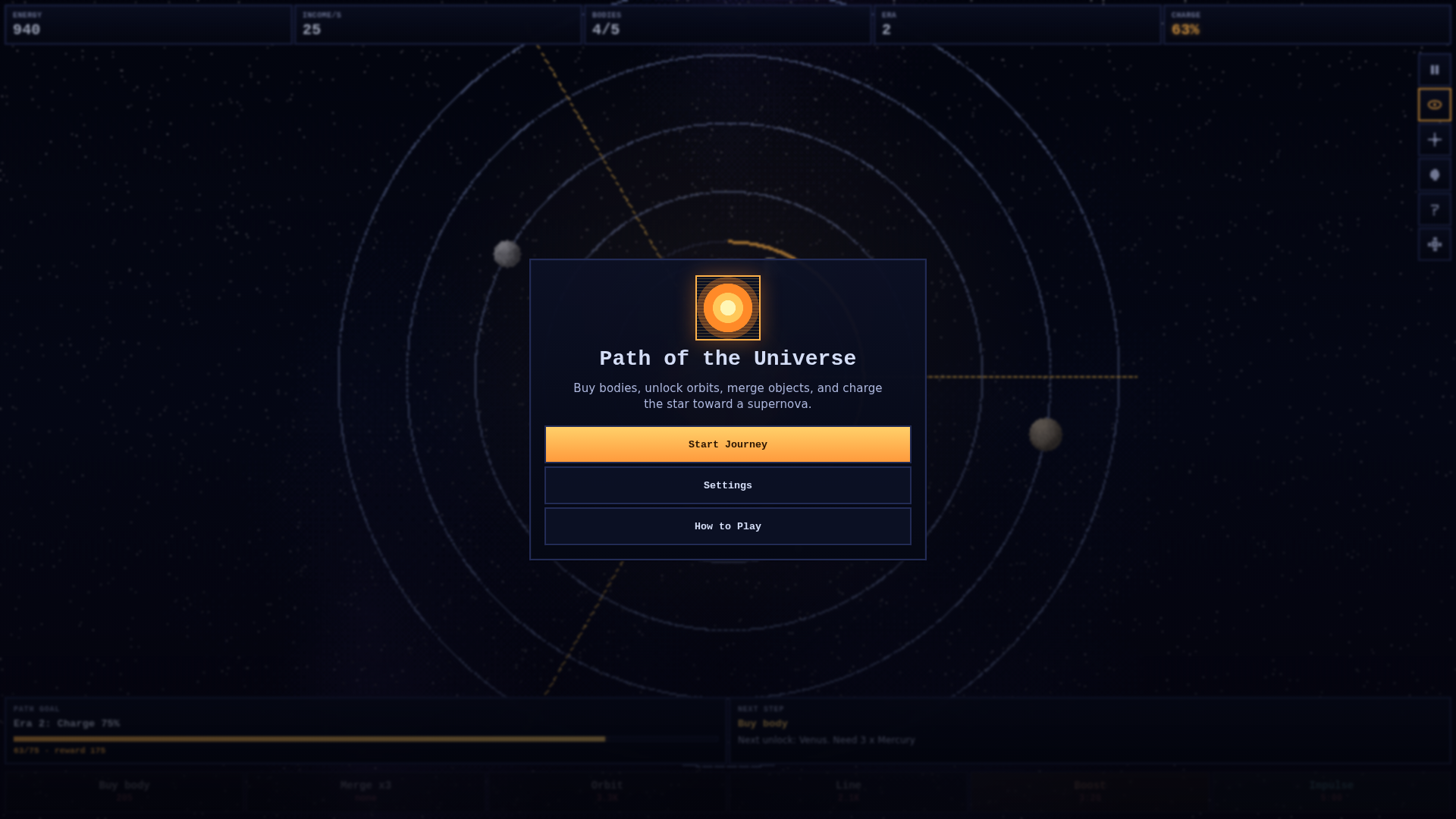 Path of the Universe — screenshot 1