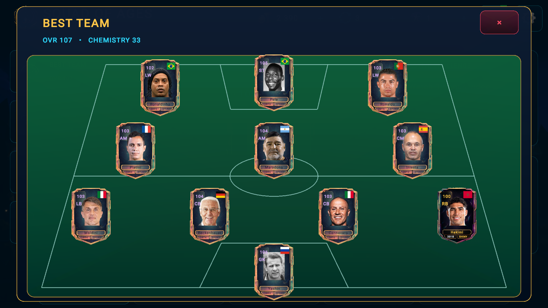 Squad of Ages: Football Draft screenshot