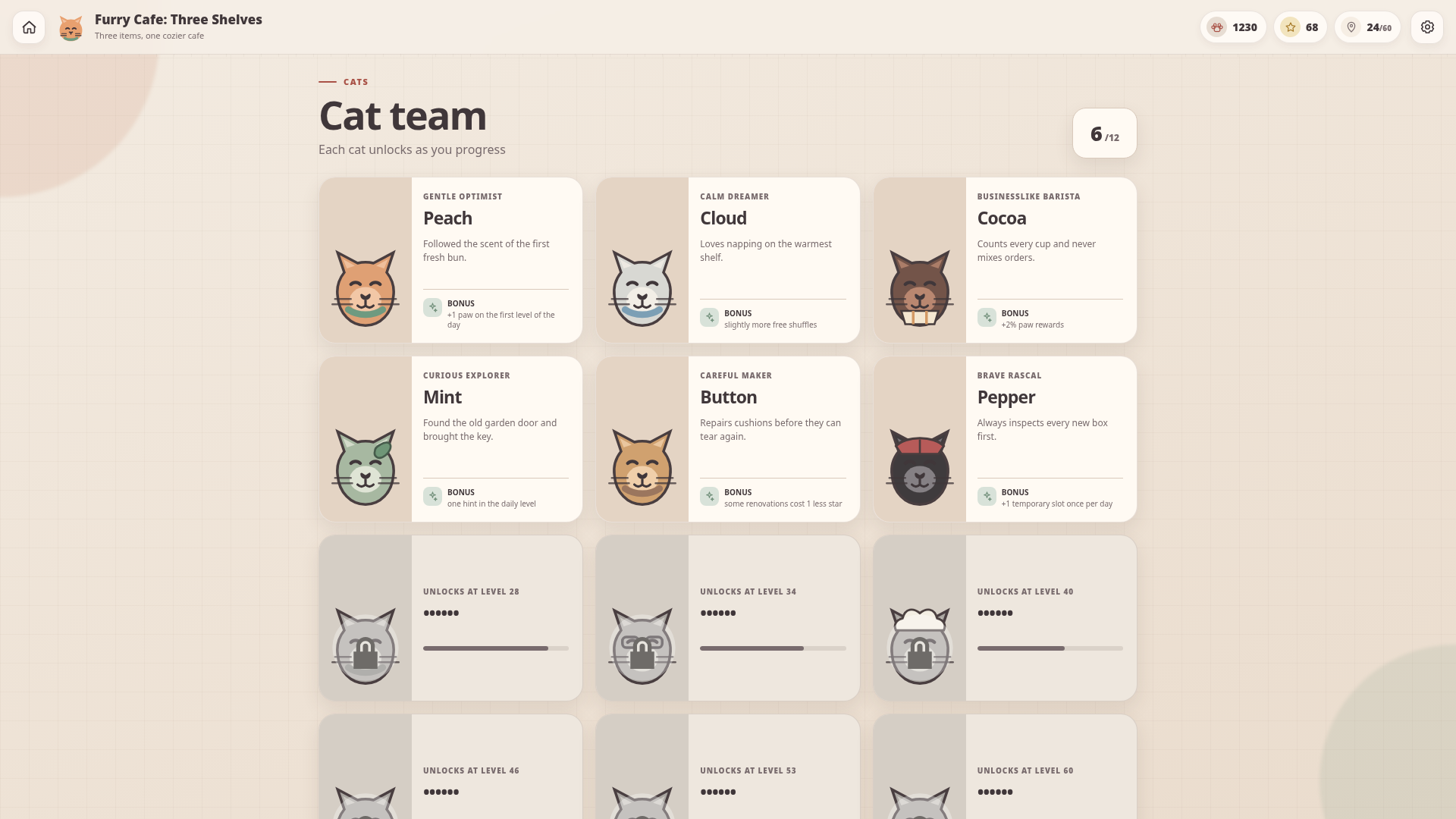Furry Cafe: Three Shelves — screenshot 5