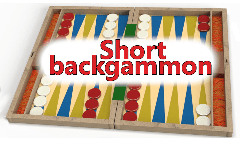 Short backgammon game cover