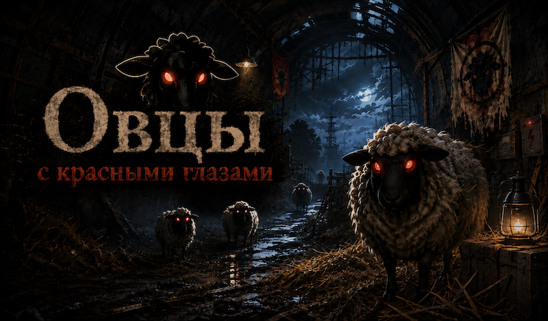 Овцы с красными глазами game cover