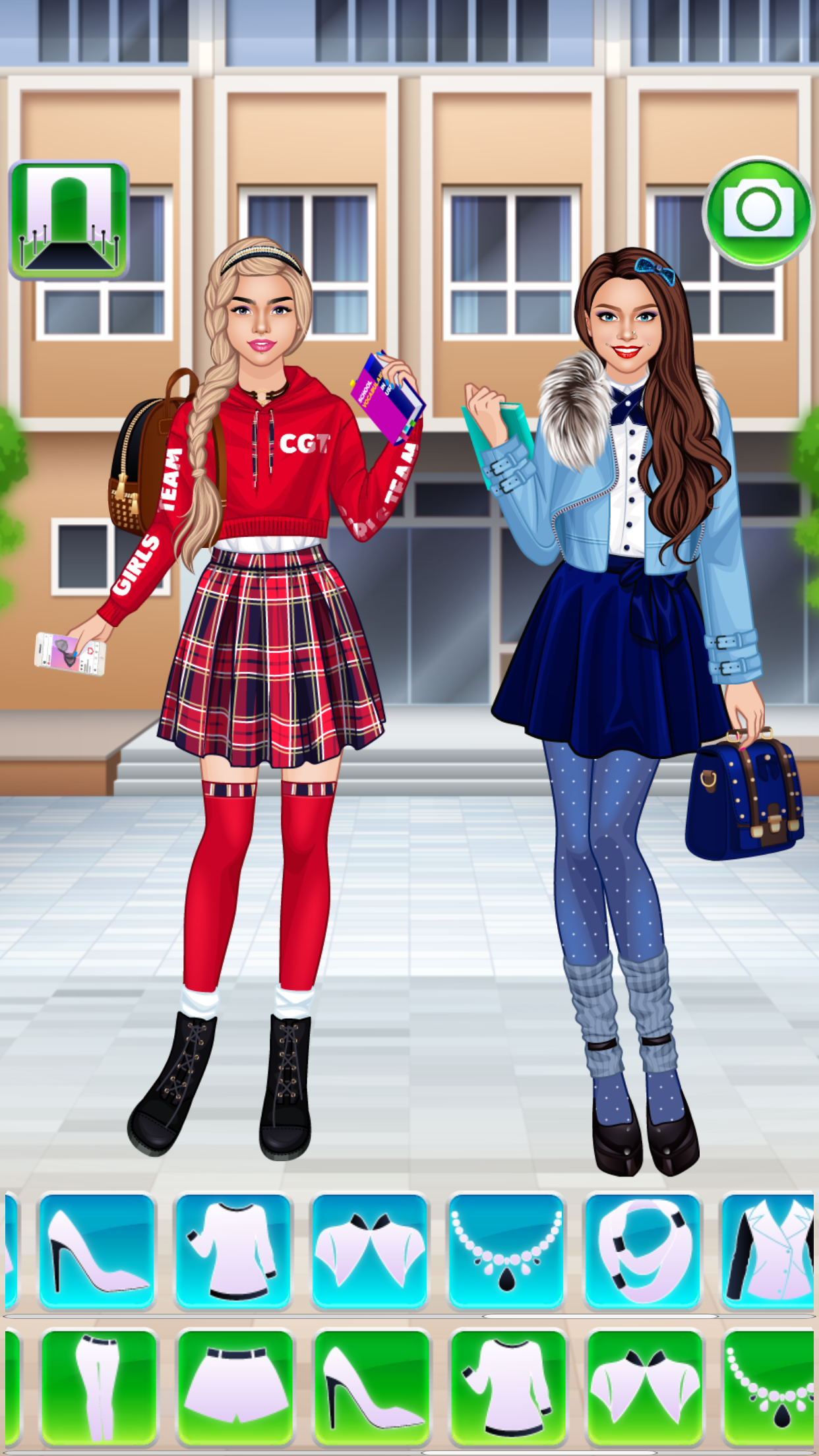 High School BFF Dress Up by Igry dlja devochek Play Online For Free On Playhop