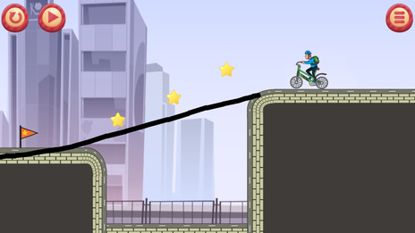 Draw The Bike Bridge — скриншот 2